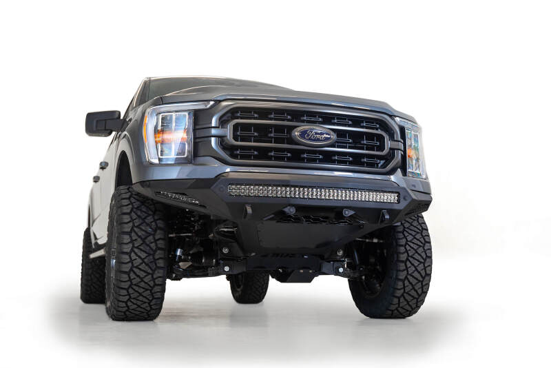 Ford F-150 Bumper - Front - Addictive Desert Designs - Stealth Fighter - Hammer Black - `21-`27